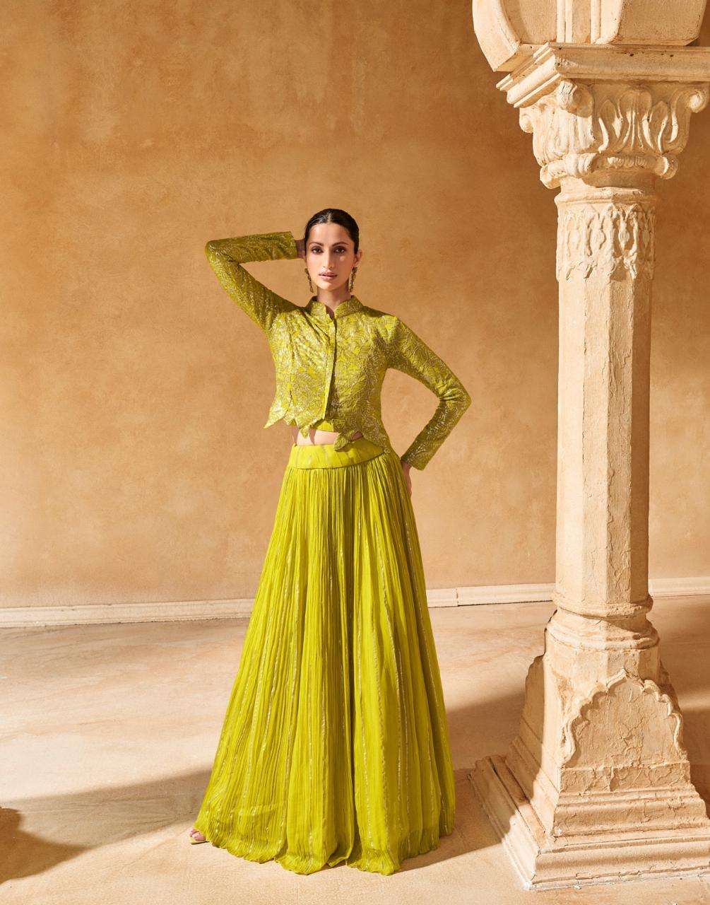 Wedding Designer Indo Western Lehenga
